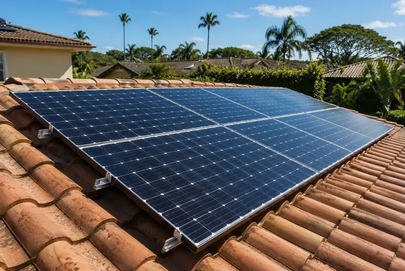 Installation de panneaux solaires à Grosbreuil